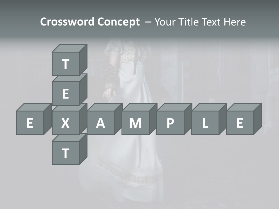 Person Building Old Fashioned PowerPoint Template