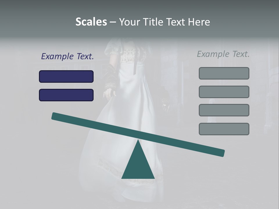 Person Building Old Fashioned PowerPoint Template