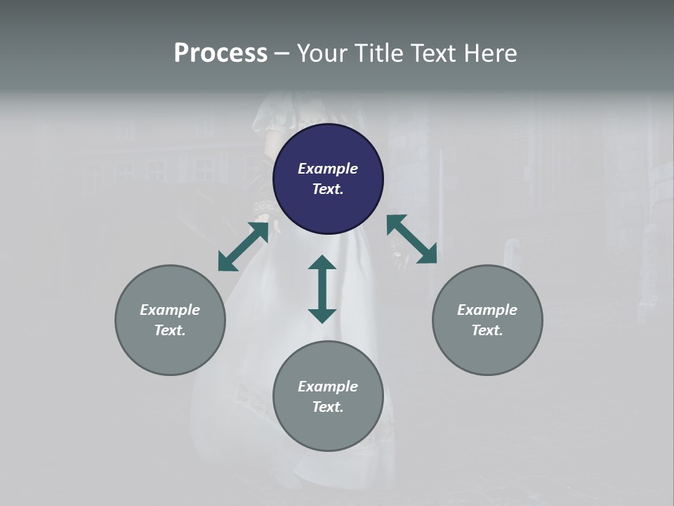 Person Building Old Fashioned PowerPoint Template