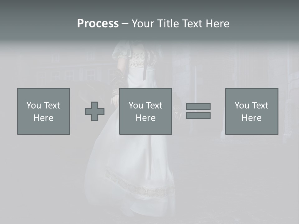 Person Building Old Fashioned PowerPoint Template