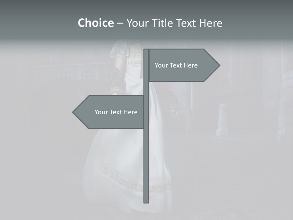Person Building Old Fashioned PowerPoint Template