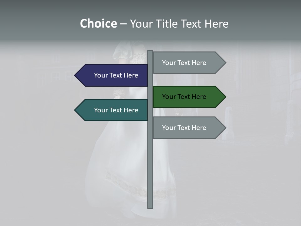 Person Building Old Fashioned PowerPoint Template
