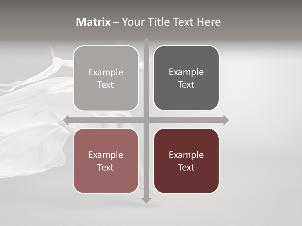 Dress Jump Human PowerPoint Template