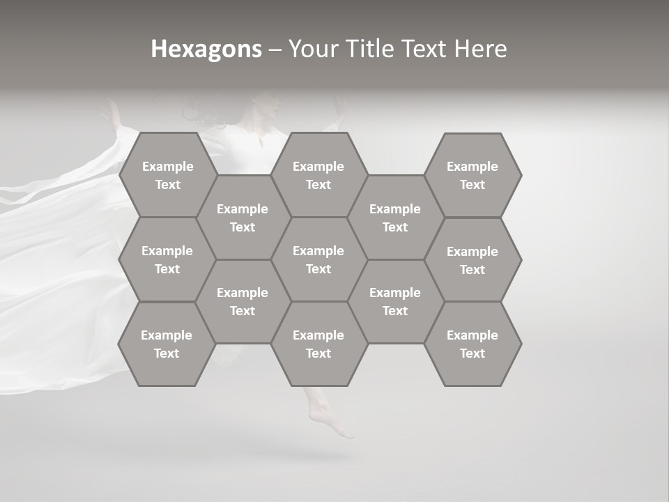 Dress Jump Human PowerPoint Template