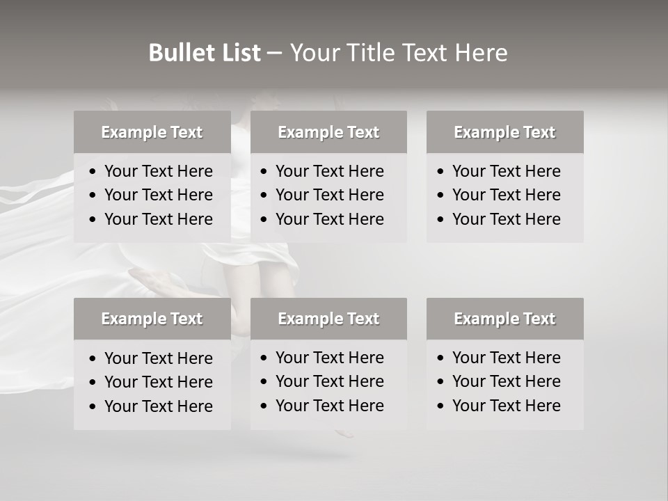 Dress Jump Human PowerPoint Template