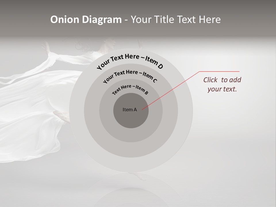 Dress Jump Human PowerPoint Template