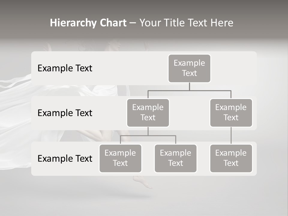 Dress Jump Human PowerPoint Template