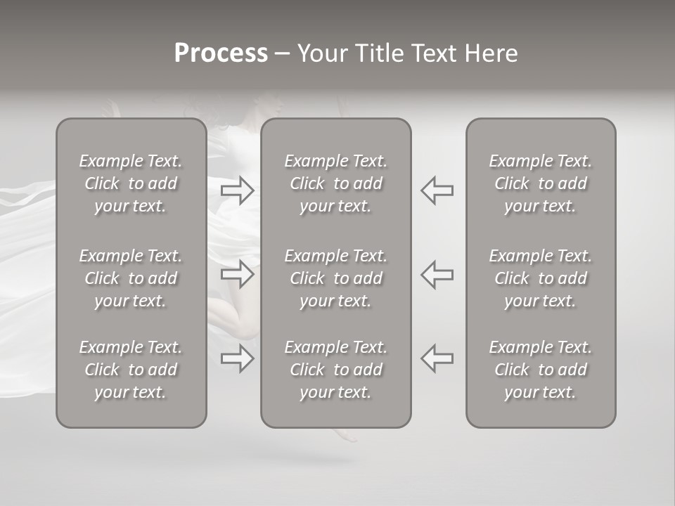Dress Jump Human PowerPoint Template