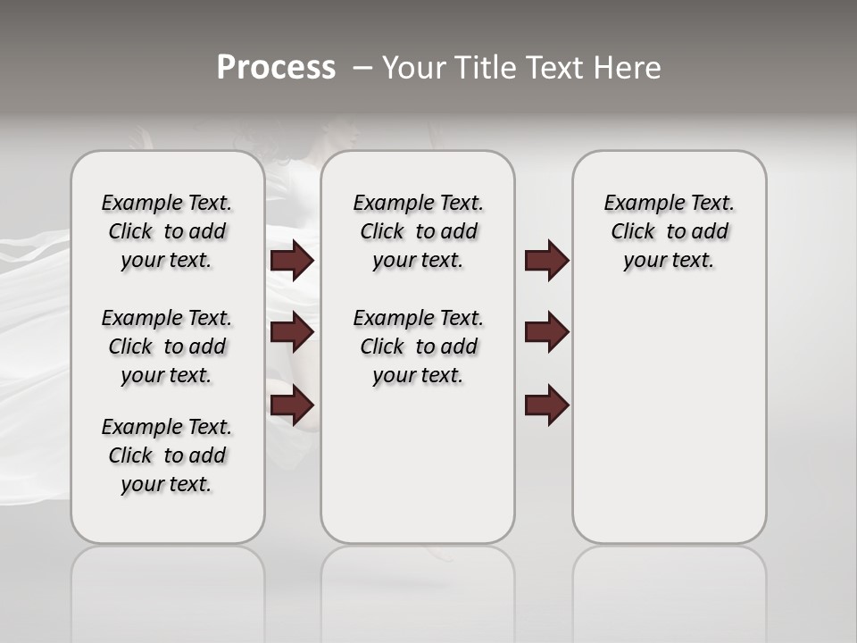 Dress Jump Human PowerPoint Template