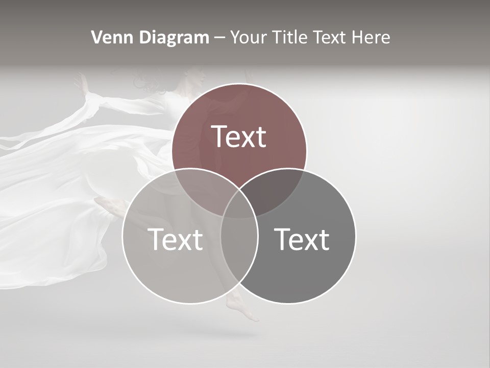 Dress Jump Human PowerPoint Template