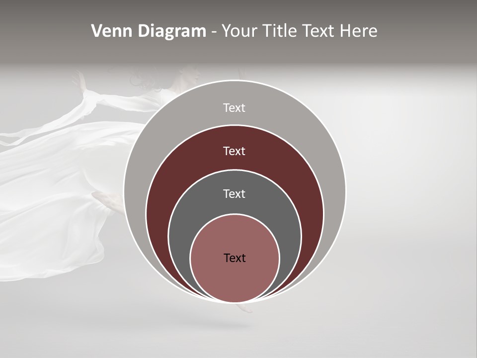 Dress Jump Human PowerPoint Template