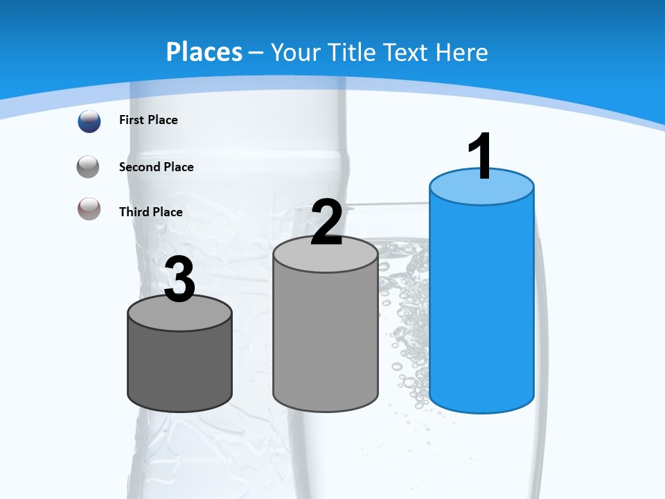 Movement Refreshment Glass PowerPoint Template
