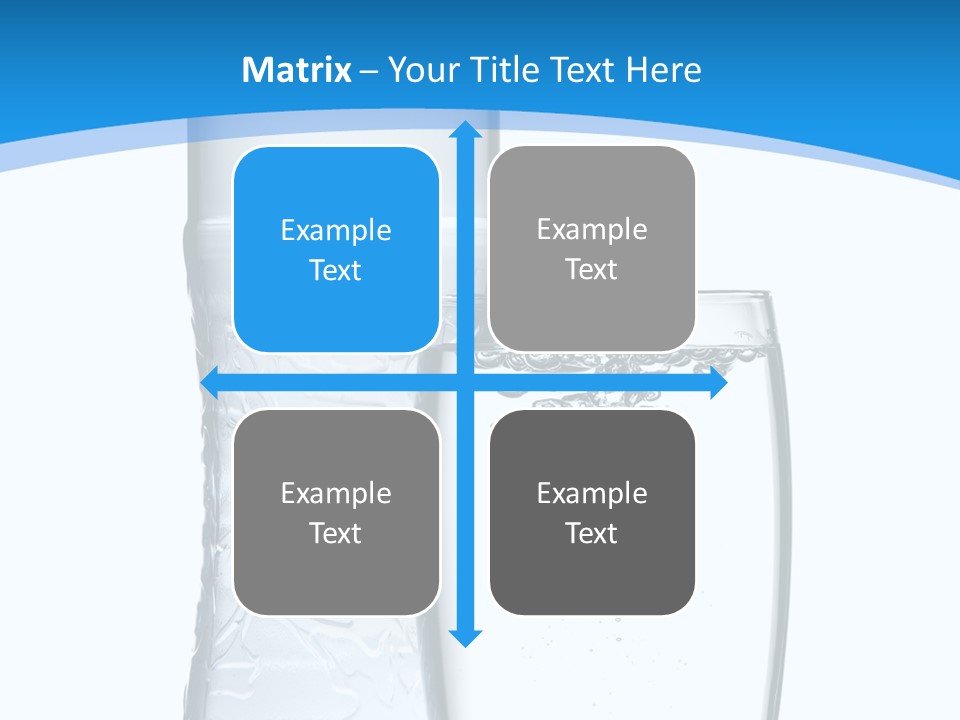 Movement Refreshment Glass PowerPoint Template