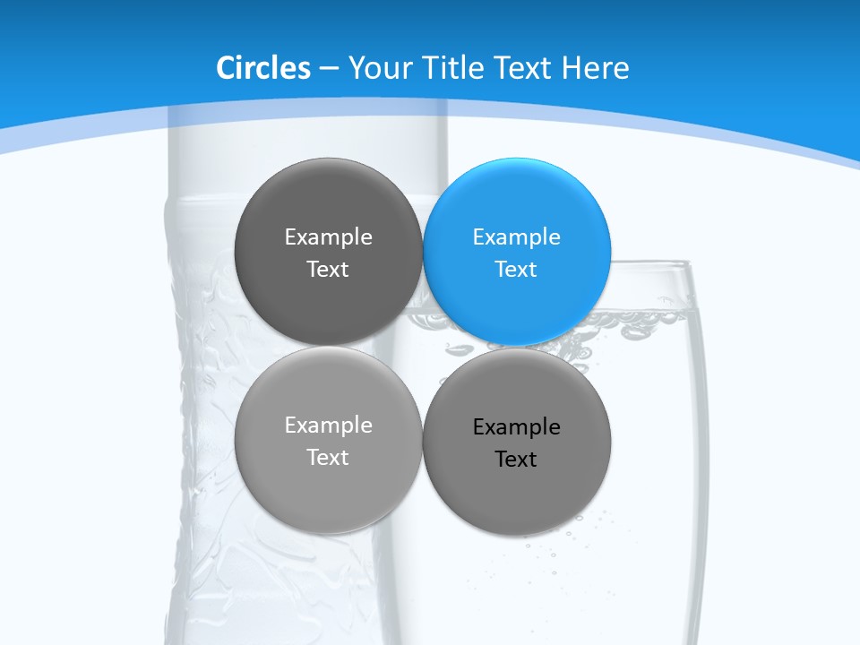 Movement Refreshment Glass PowerPoint Template