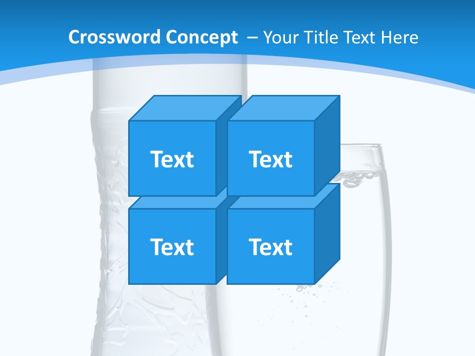 Movement Refreshment Glass PowerPoint Template