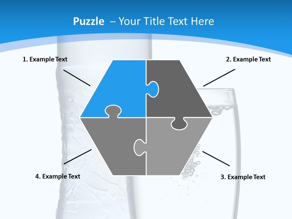 Movement Refreshment Glass PowerPoint Template