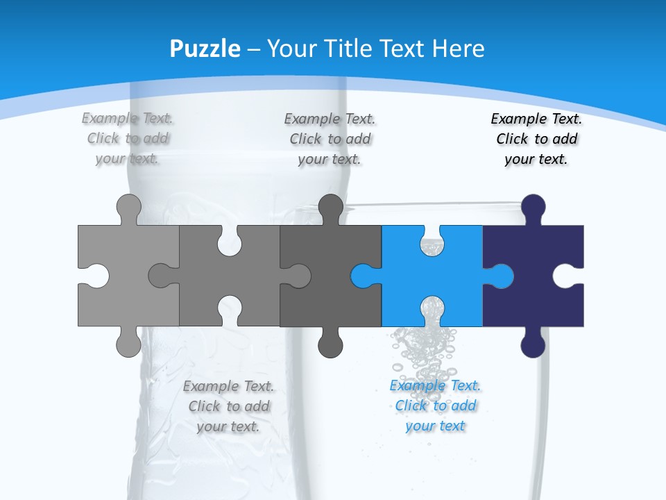 Movement Refreshment Glass PowerPoint Template