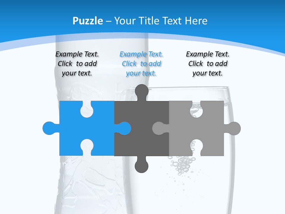 Movement Refreshment Glass PowerPoint Template
