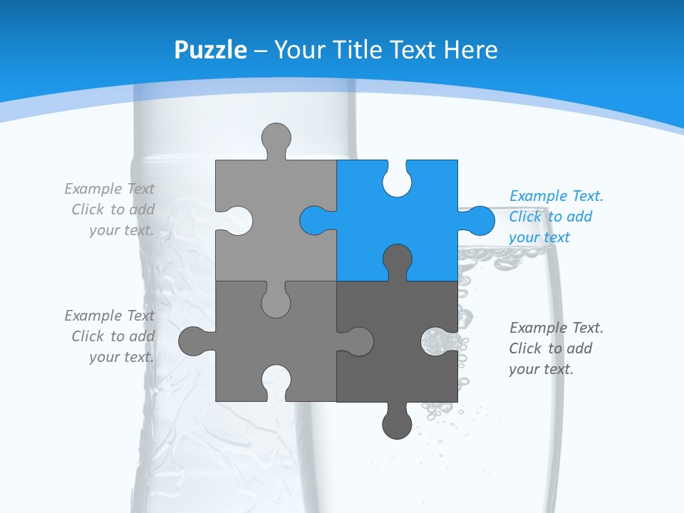 Movement Refreshment Glass PowerPoint Template