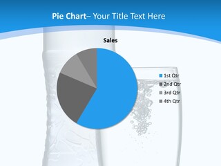 Movement Refreshment Glass PowerPoint Template