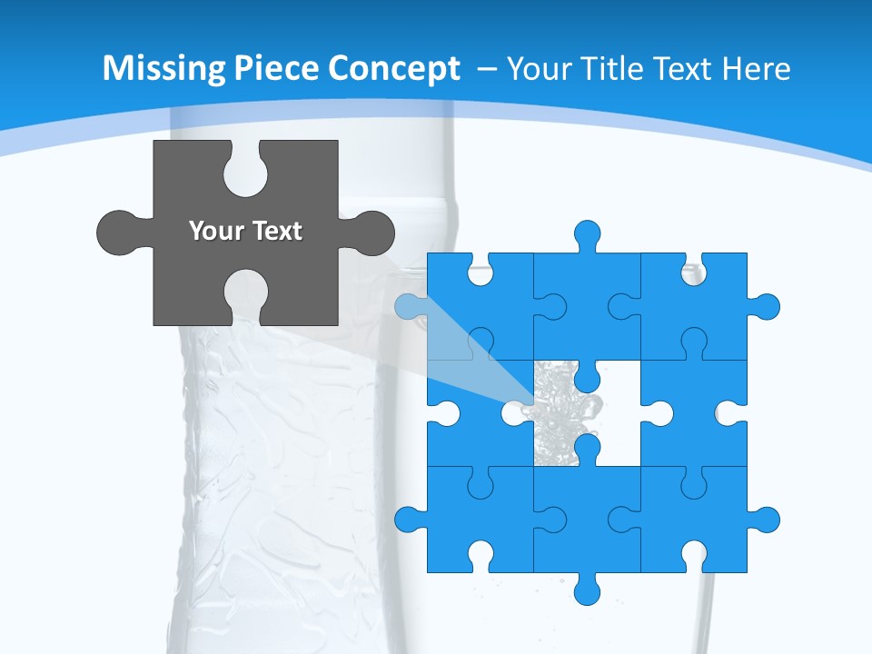 Movement Refreshment Glass PowerPoint Template