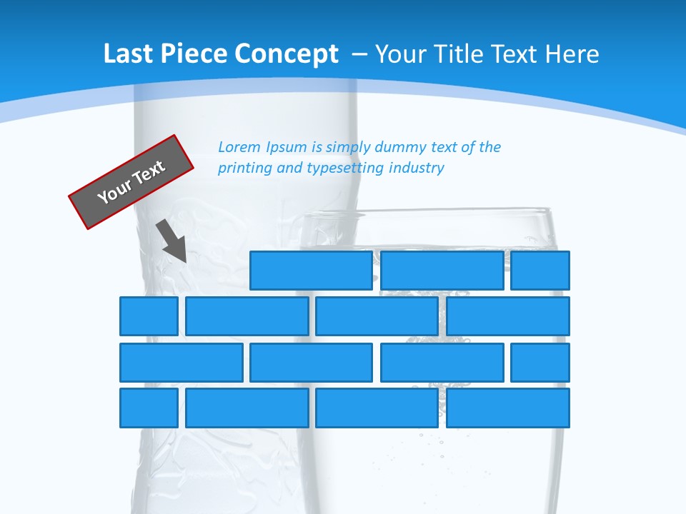 Movement Refreshment Glass PowerPoint Template