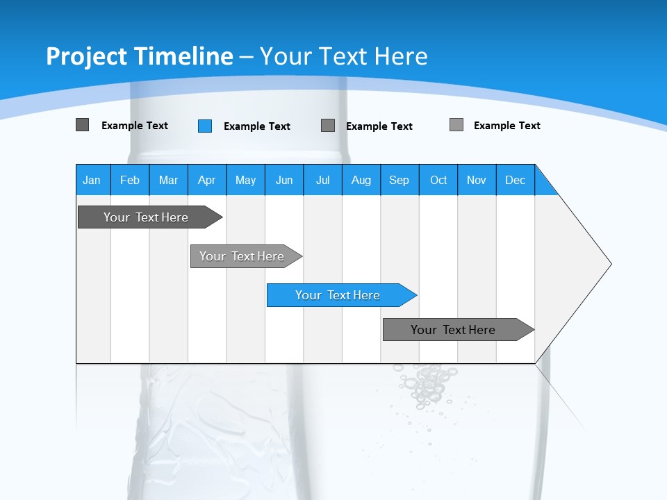 Movement Refreshment Glass PowerPoint Template