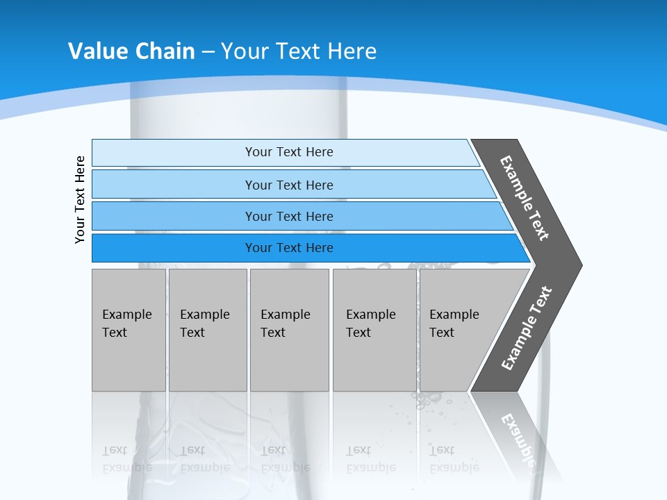 Movement Refreshment Glass PowerPoint Template