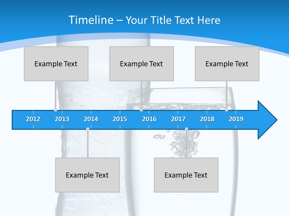 Movement Refreshment Glass PowerPoint Template