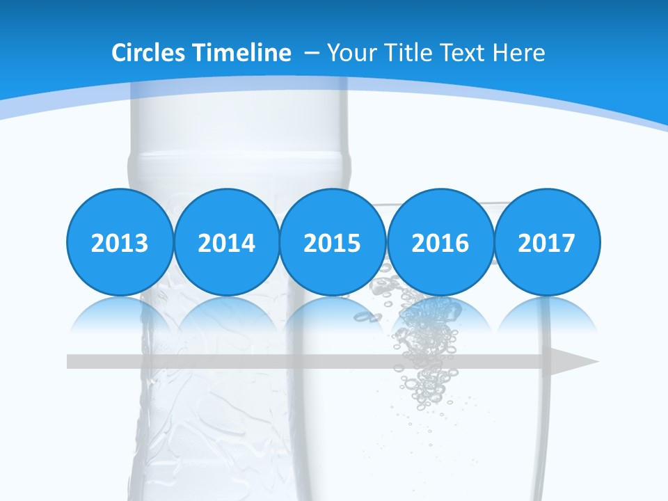 Movement Refreshment Glass PowerPoint Template
