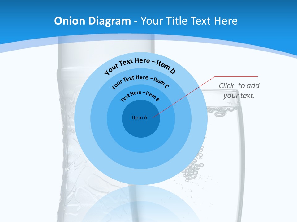 Movement Refreshment Glass PowerPoint Template