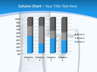 Movement Refreshment Glass PowerPoint Template