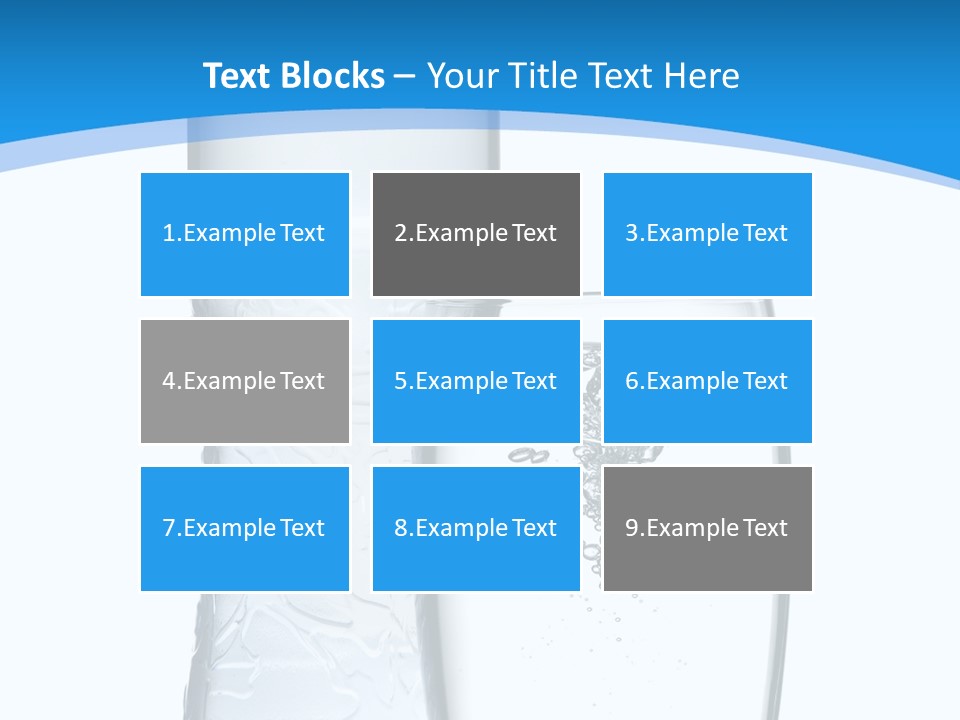 Movement Refreshment Glass PowerPoint Template