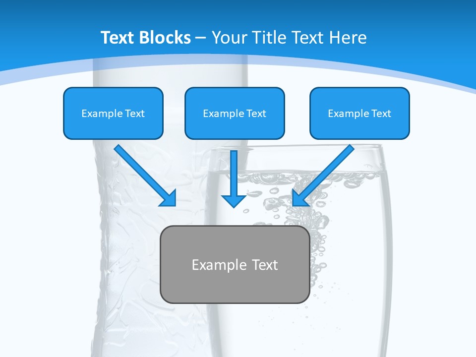 Movement Refreshment Glass PowerPoint Template