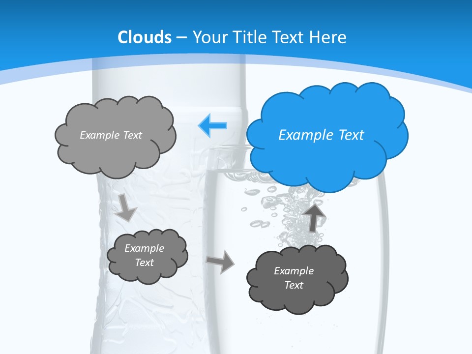 Movement Refreshment Glass PowerPoint Template