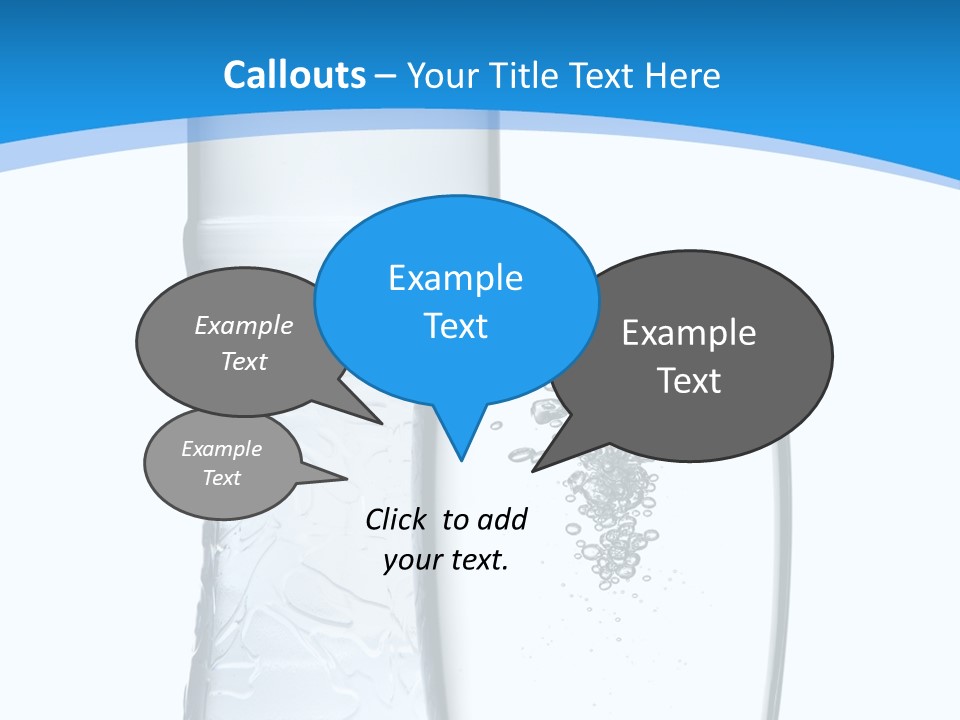 Movement Refreshment Glass PowerPoint Template