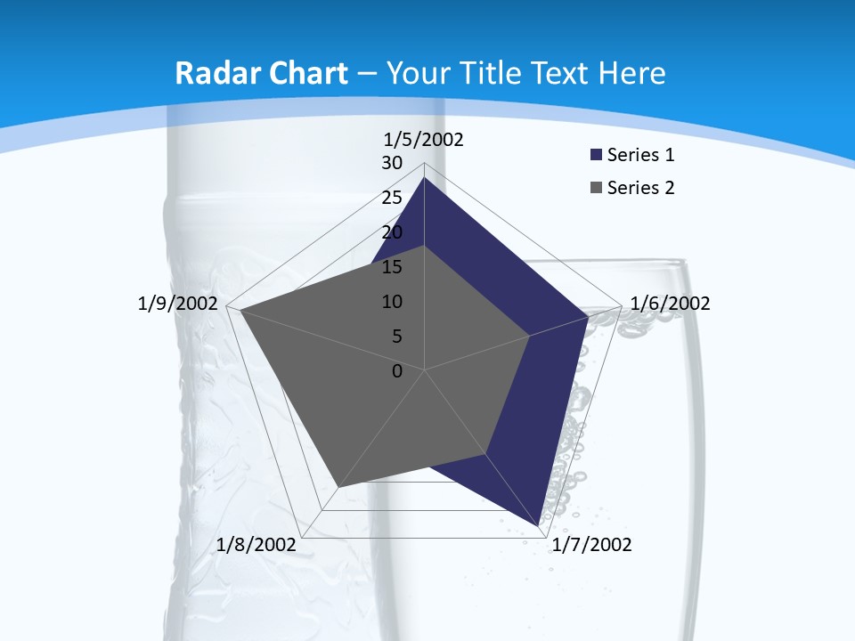 Movement Refreshment Glass PowerPoint Template