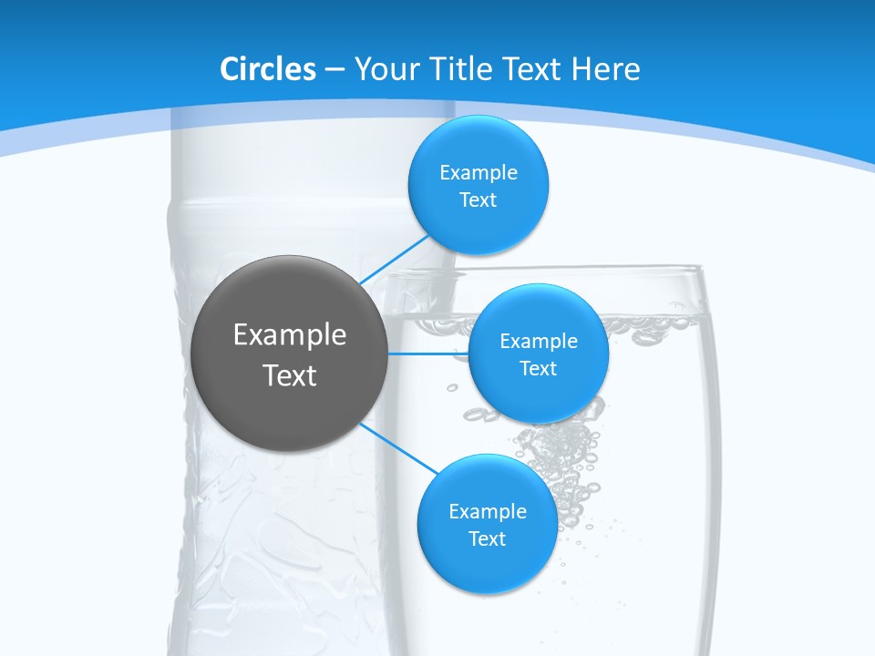 Movement Refreshment Glass PowerPoint Template