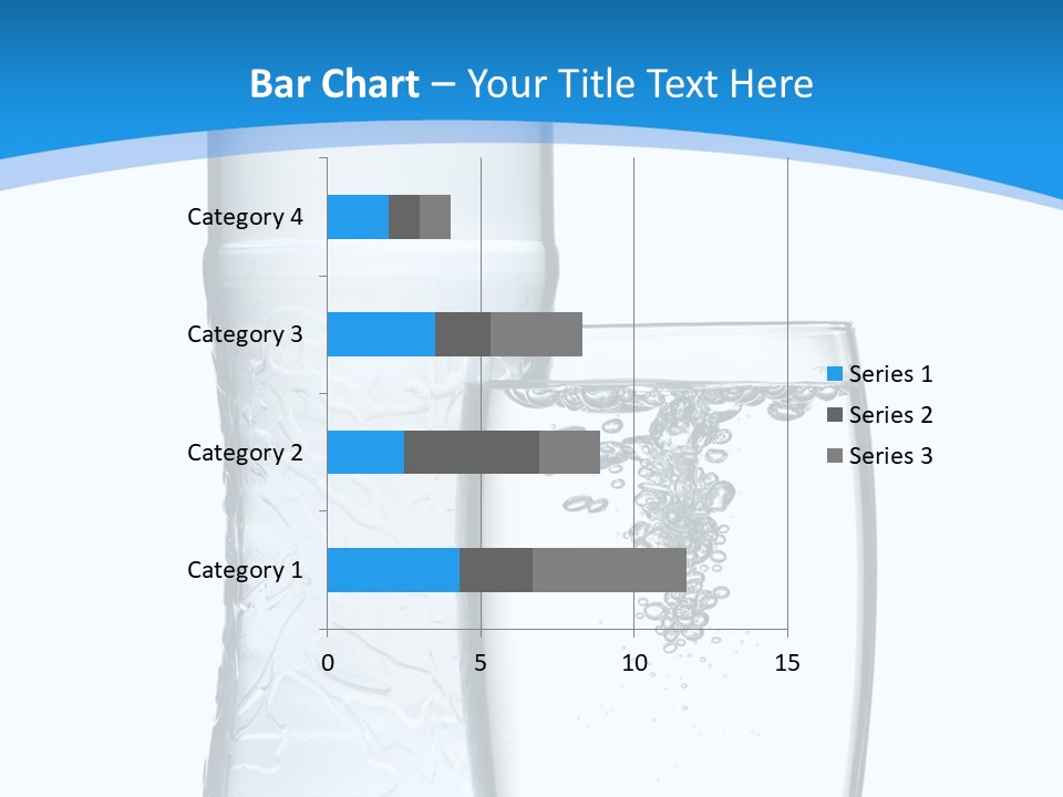 Movement Refreshment Glass PowerPoint Template