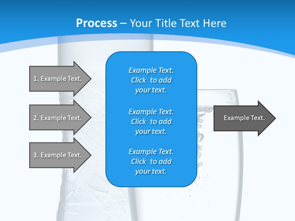 Movement Refreshment Glass PowerPoint Template