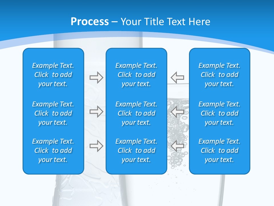 Movement Refreshment Glass PowerPoint Template