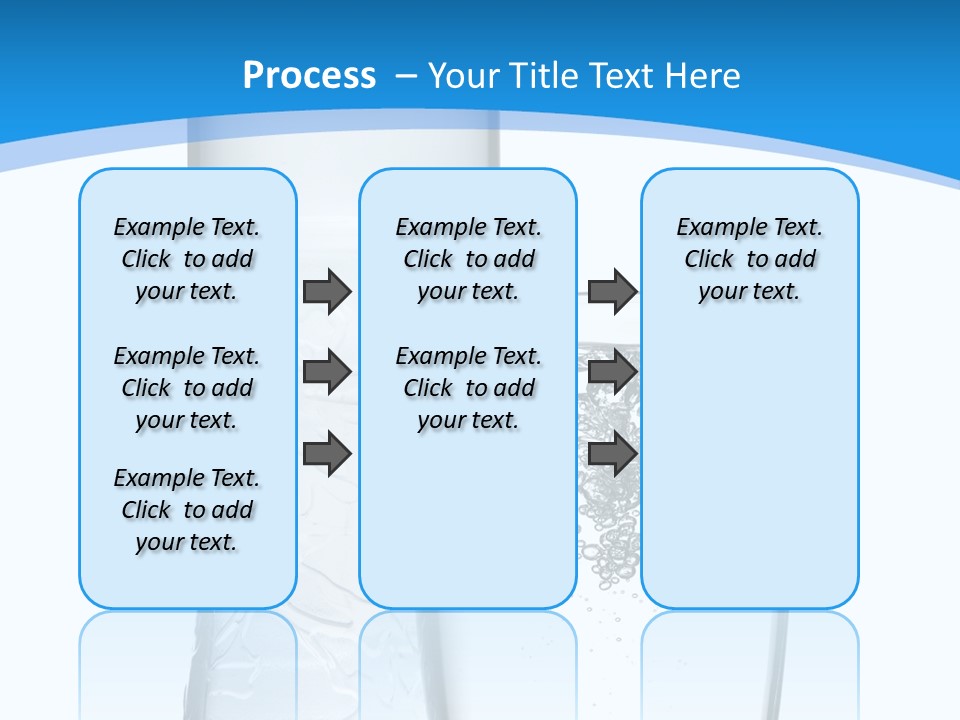 Movement Refreshment Glass PowerPoint Template