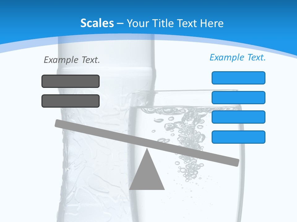 Movement Refreshment Glass PowerPoint Template
