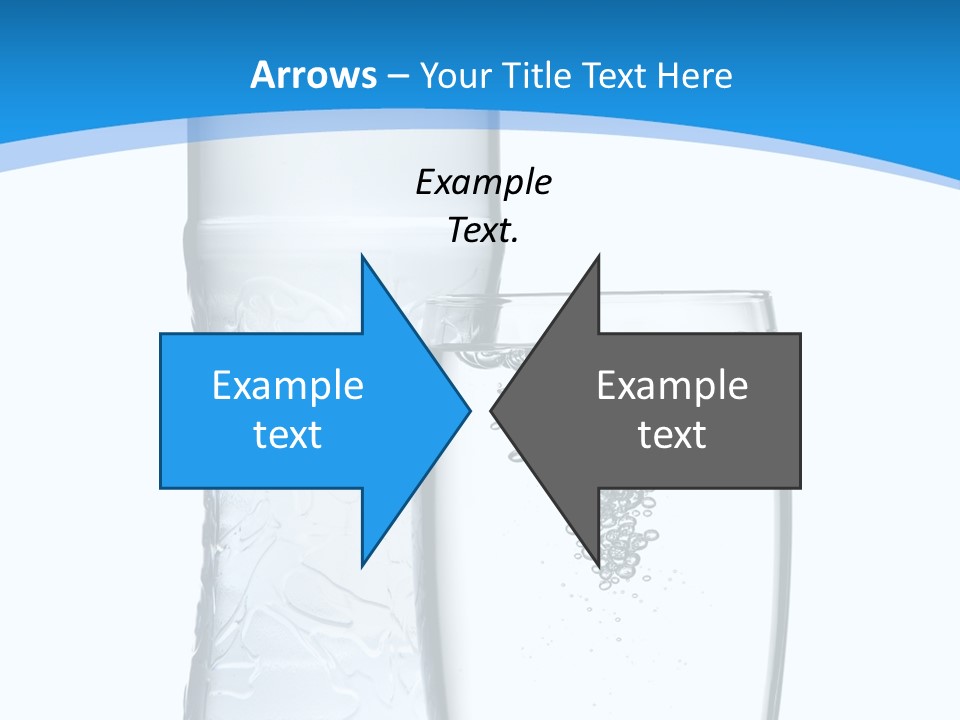 Movement Refreshment Glass PowerPoint Template