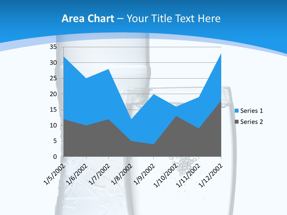 Movement Refreshment Glass PowerPoint Template
