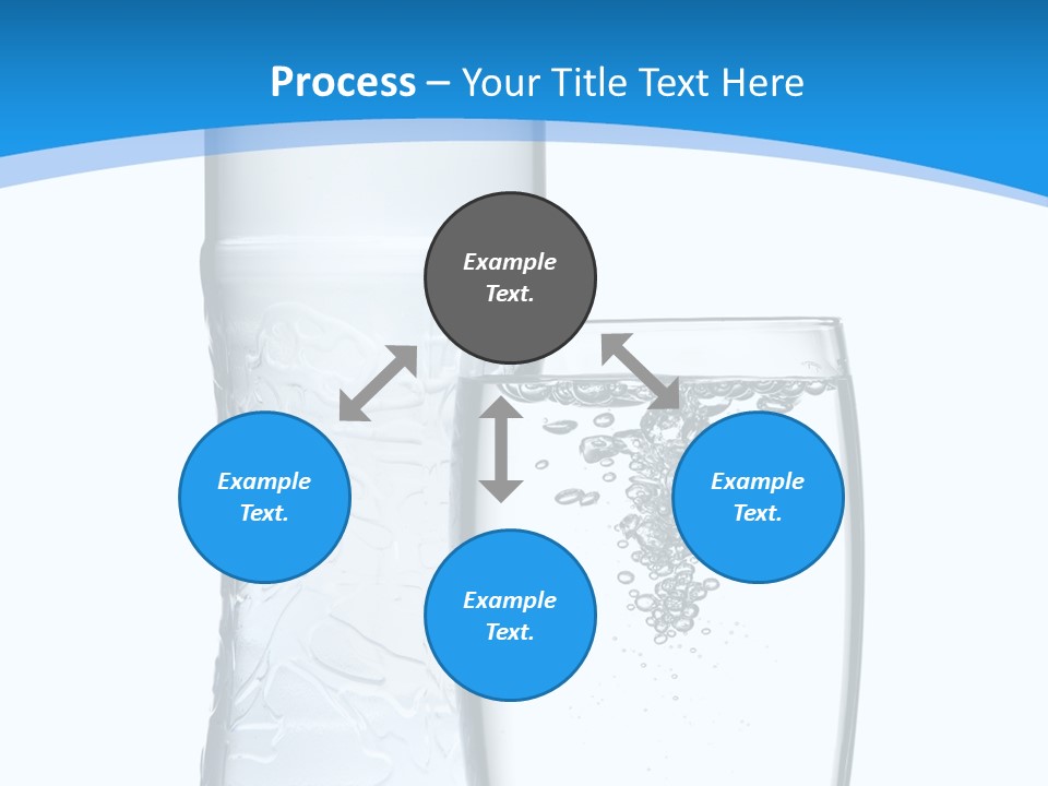Movement Refreshment Glass PowerPoint Template