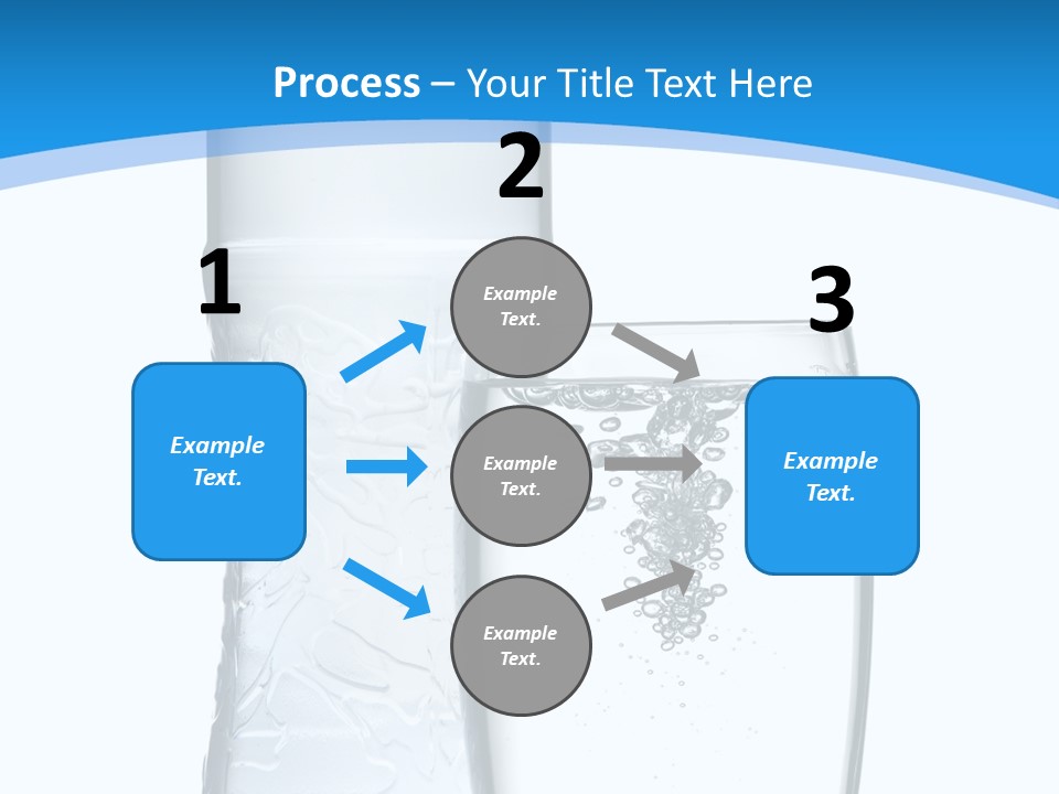 Movement Refreshment Glass PowerPoint Template
