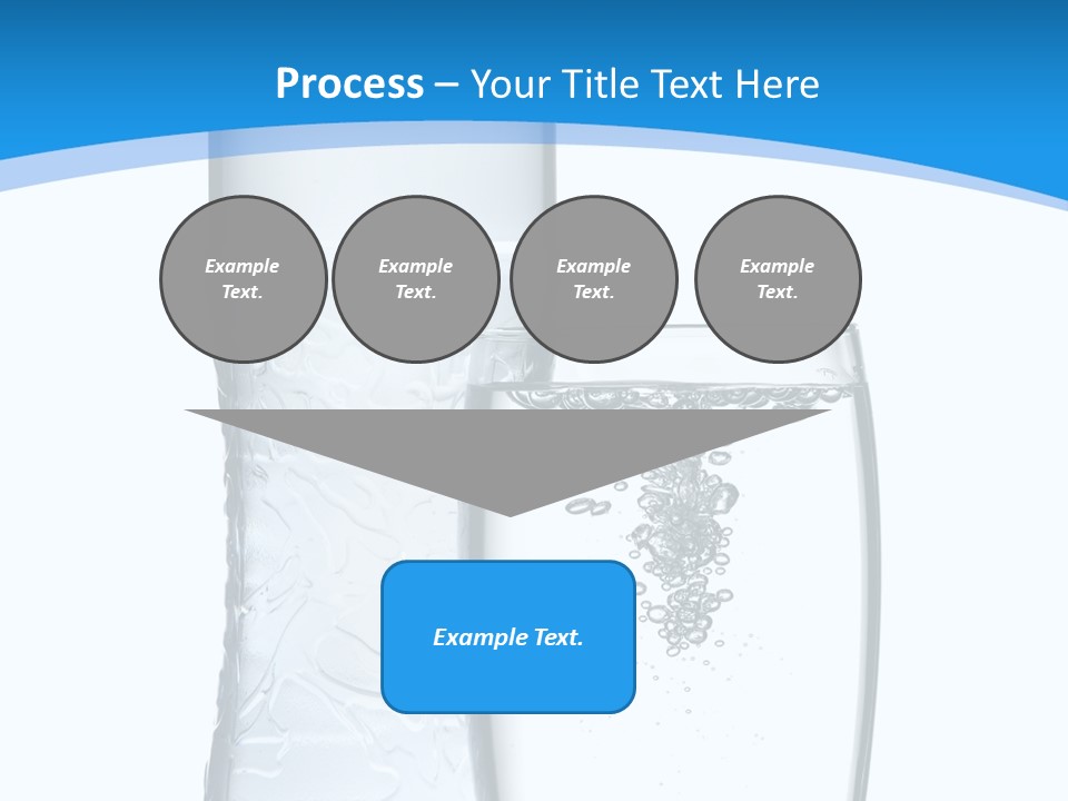 Movement Refreshment Glass PowerPoint Template