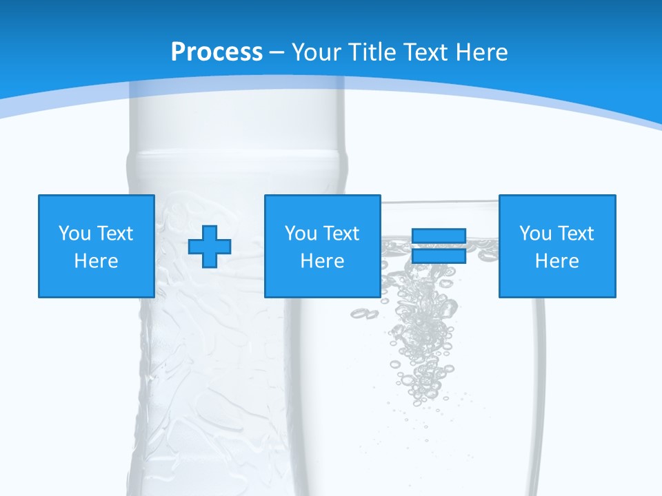 Movement Refreshment Glass PowerPoint Template