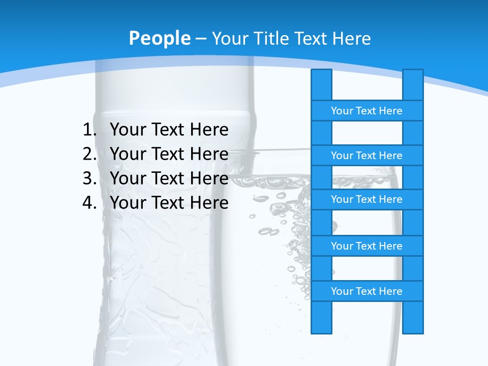 Movement Refreshment Glass PowerPoint Template